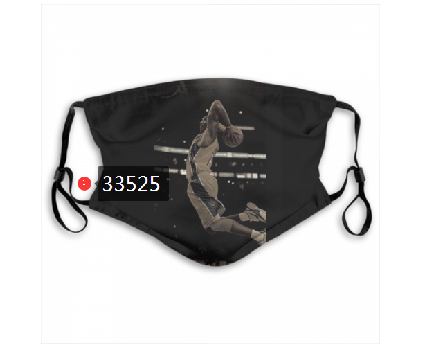 2021 NBA Los Angeles Lakers #24 kobe bryant 33525 Dust mask with filter->nba dust mask->Sports Accessory